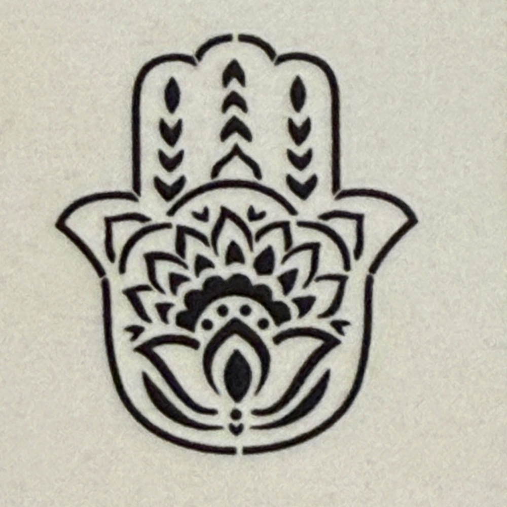 Hamsa Hand Stencil 12x12 - 1 Sheet DIY Dreamcatcher Wall Art Craft